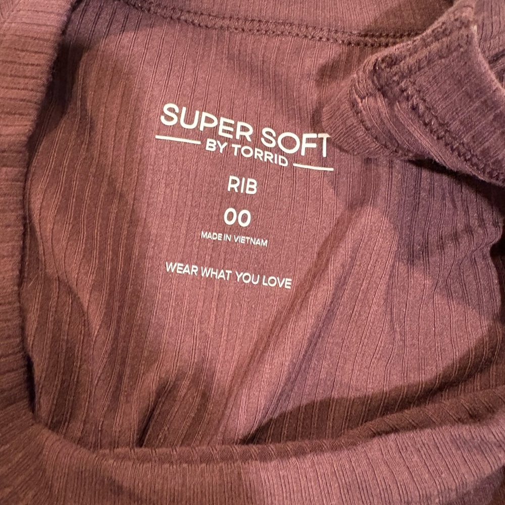 Torrid Super Soft Ribbed Tank Top - Brown